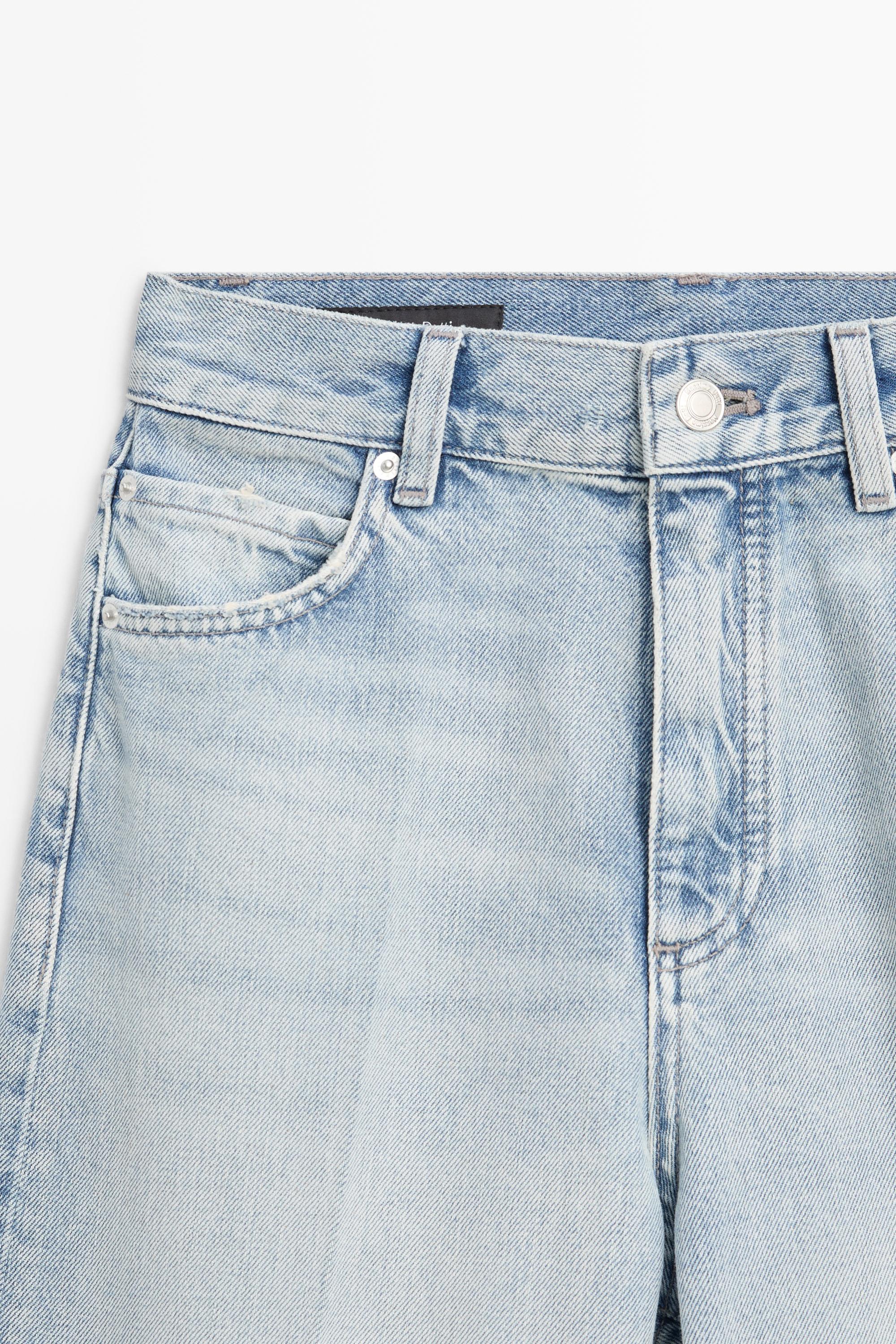 High-waist palazzo jeans