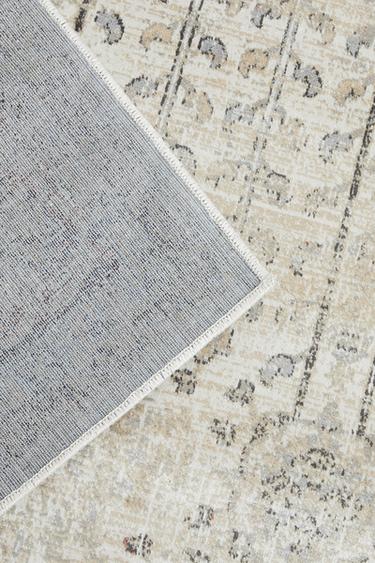 RECTANGULAR VINTAGE-EFFECT RUG - Grey by Zara - Image 4