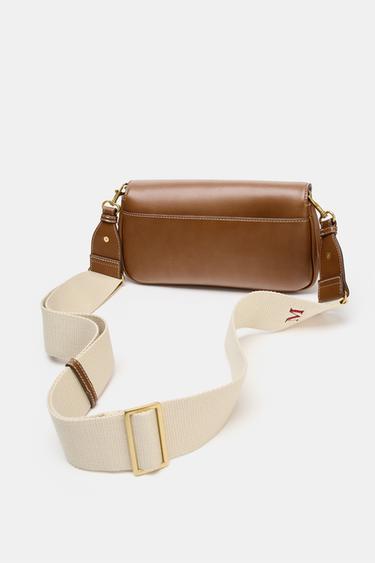 LONG CROSSBODY BAG - Dark tan by Zara - Image 6