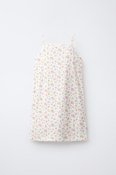 6-14 ANS/ CHEMISE DE NUIT IMPRIMÉ FLEURI - Écru de Zara - Image 1