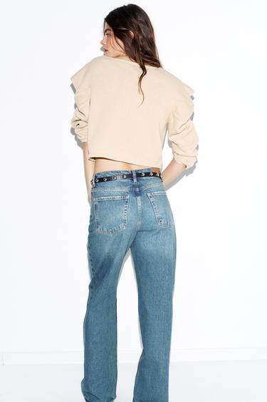 DRAPED SLEEVE KNIT JUMPER - Sand / Marl by Zara - Image 3