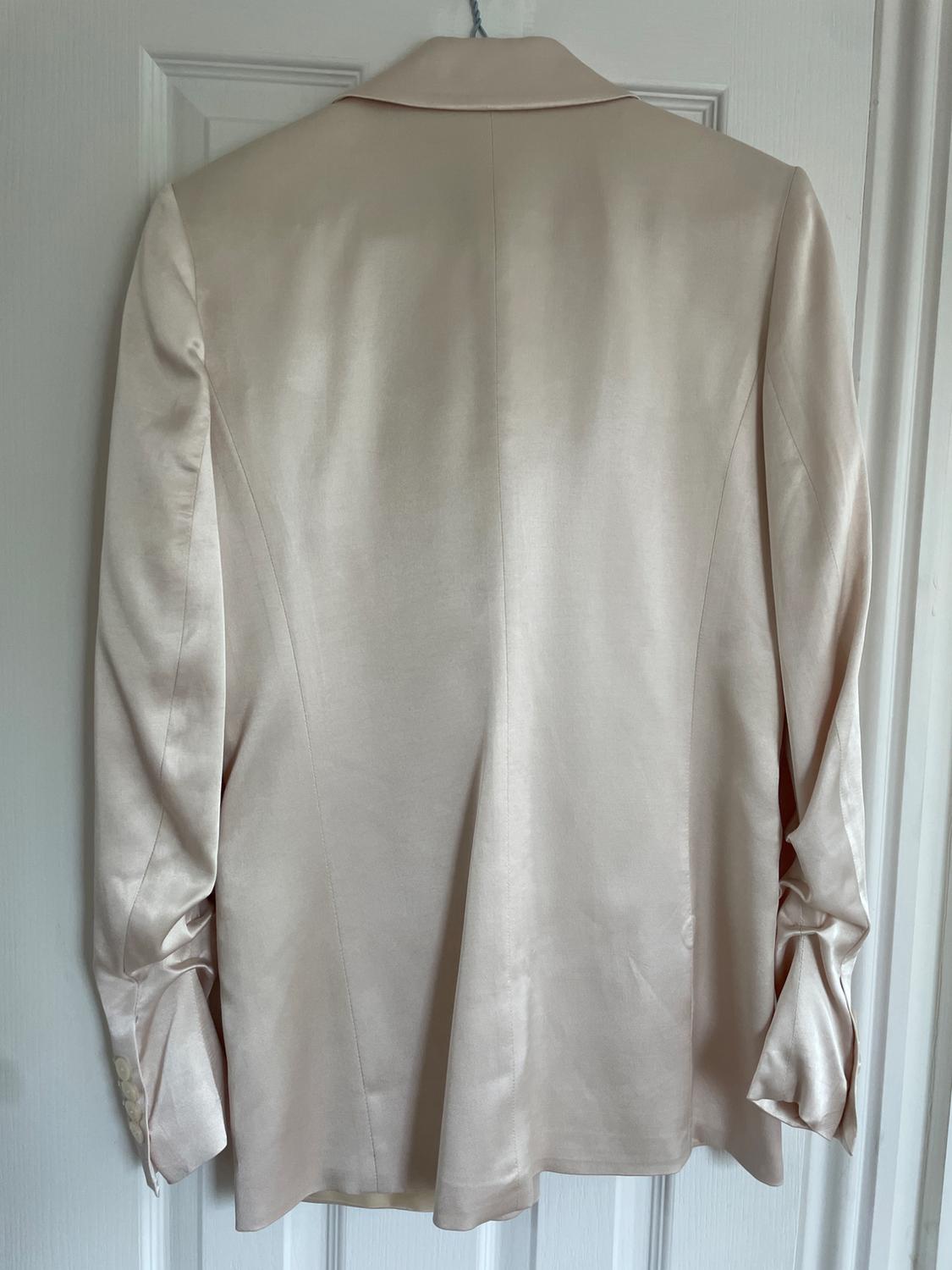 LONG SATIN BLAZER - Image 2