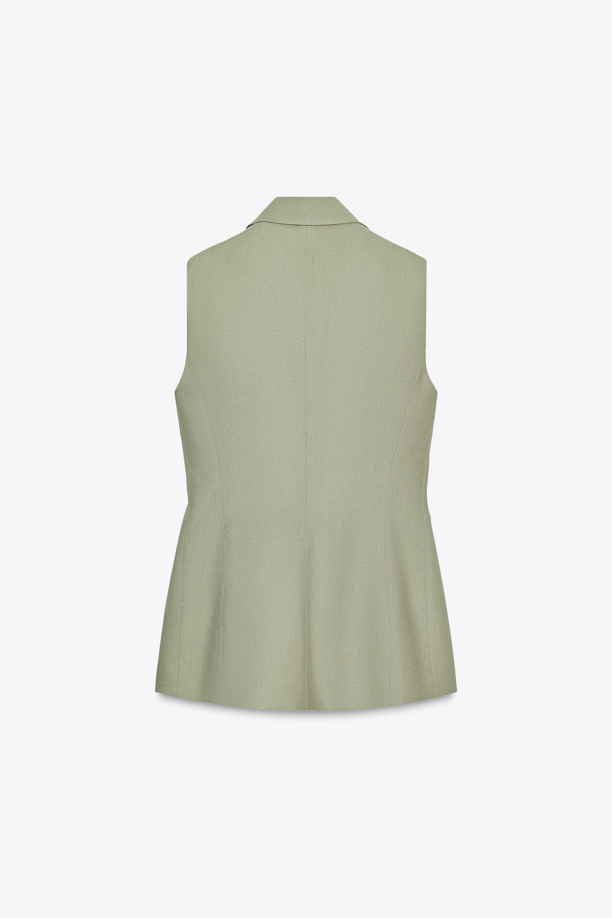 LINEN LONG VEST