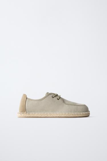 ALPARGATA CORDONES LIMITED EDITION - Gris de Zara - Imagen 0