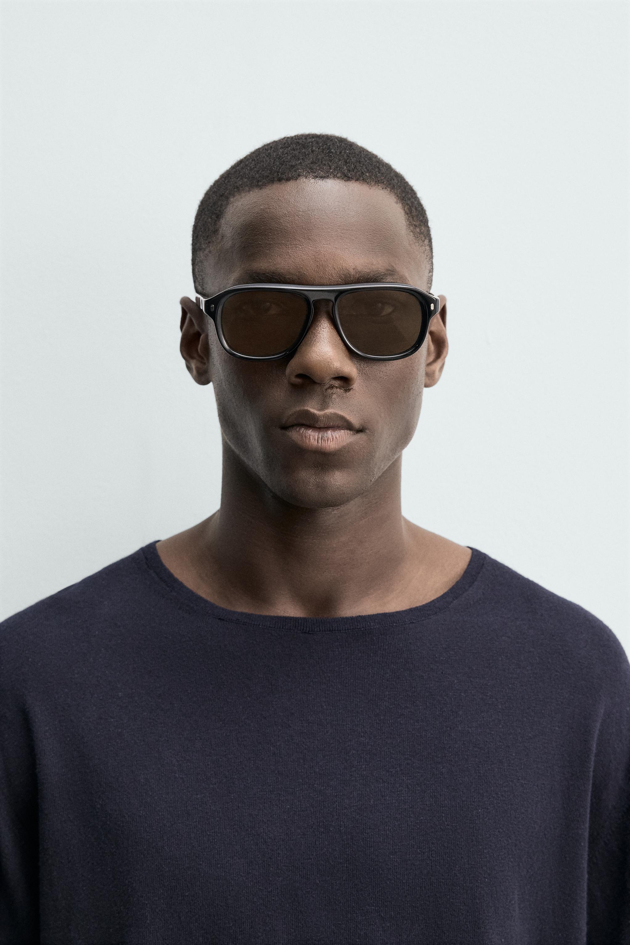 Мужские солнцезащитные очки Zara OVAL SUNGLASSES
