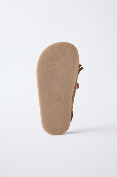 BAREFOOT LEATHER CLOGS - Brown by Zara - Image 6