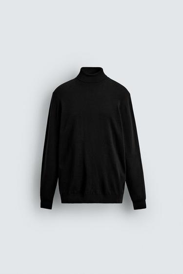 MAGLIA CON VISCOSA - Nero di Zara