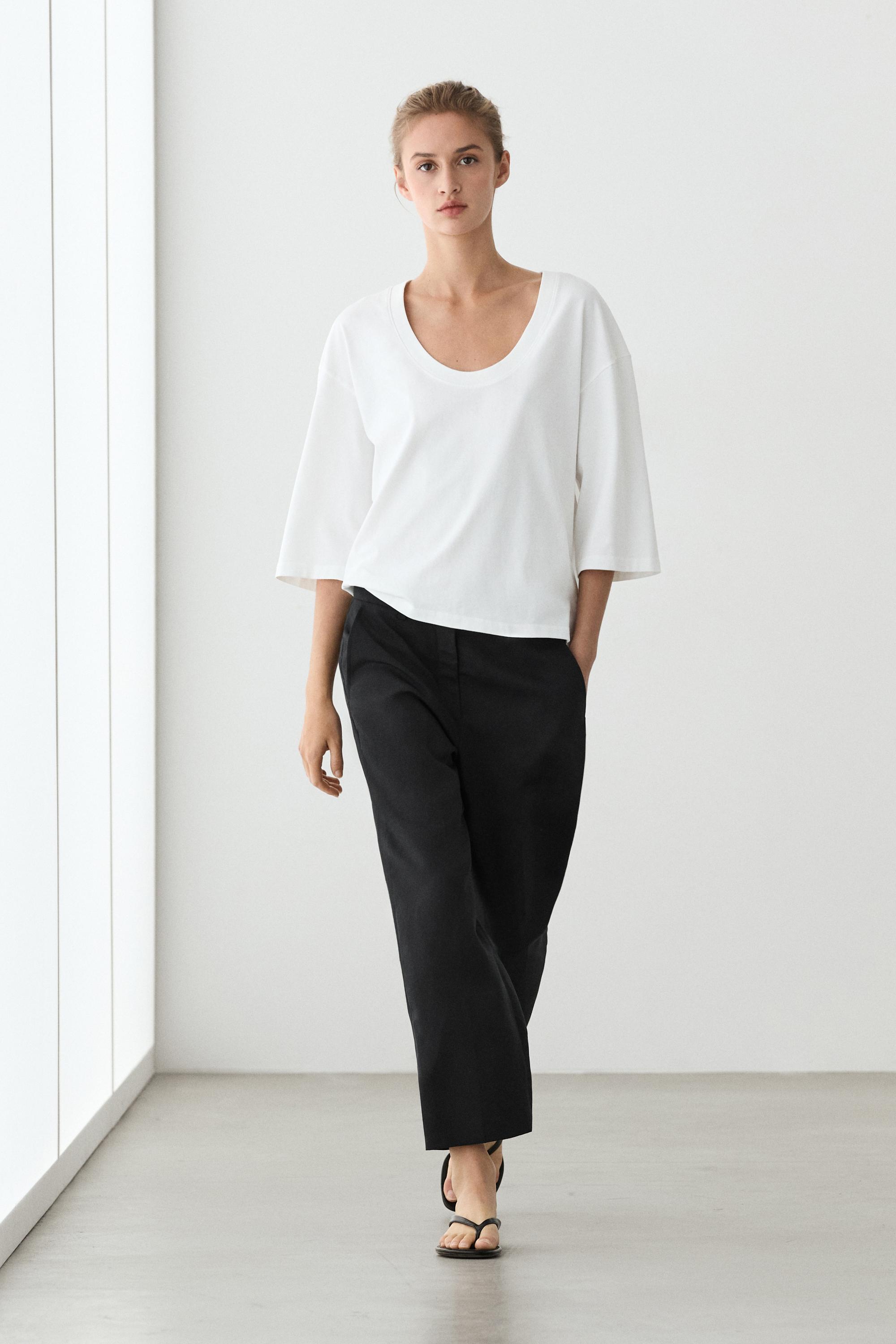 Slim fit capris - Black | ZARA United States