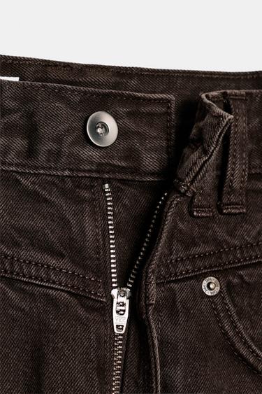JEAN TRF BAGGY BARREL TAILLE BASSE - Marron de Zara - Image 7