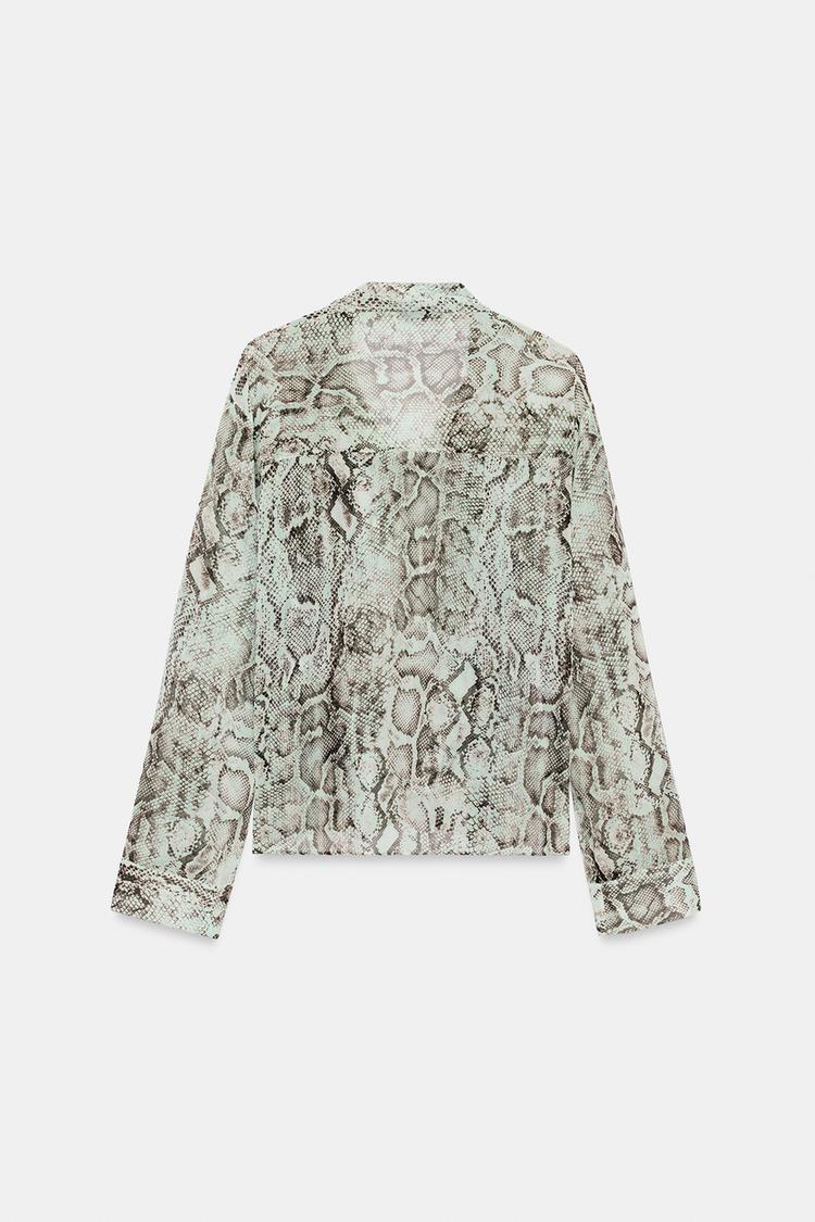 CAMISA CON ESTAMPADO ANIMAL 4