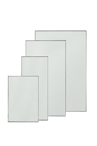 VERTICAL MIRROR WITH SILVER FRAME - P by Zara