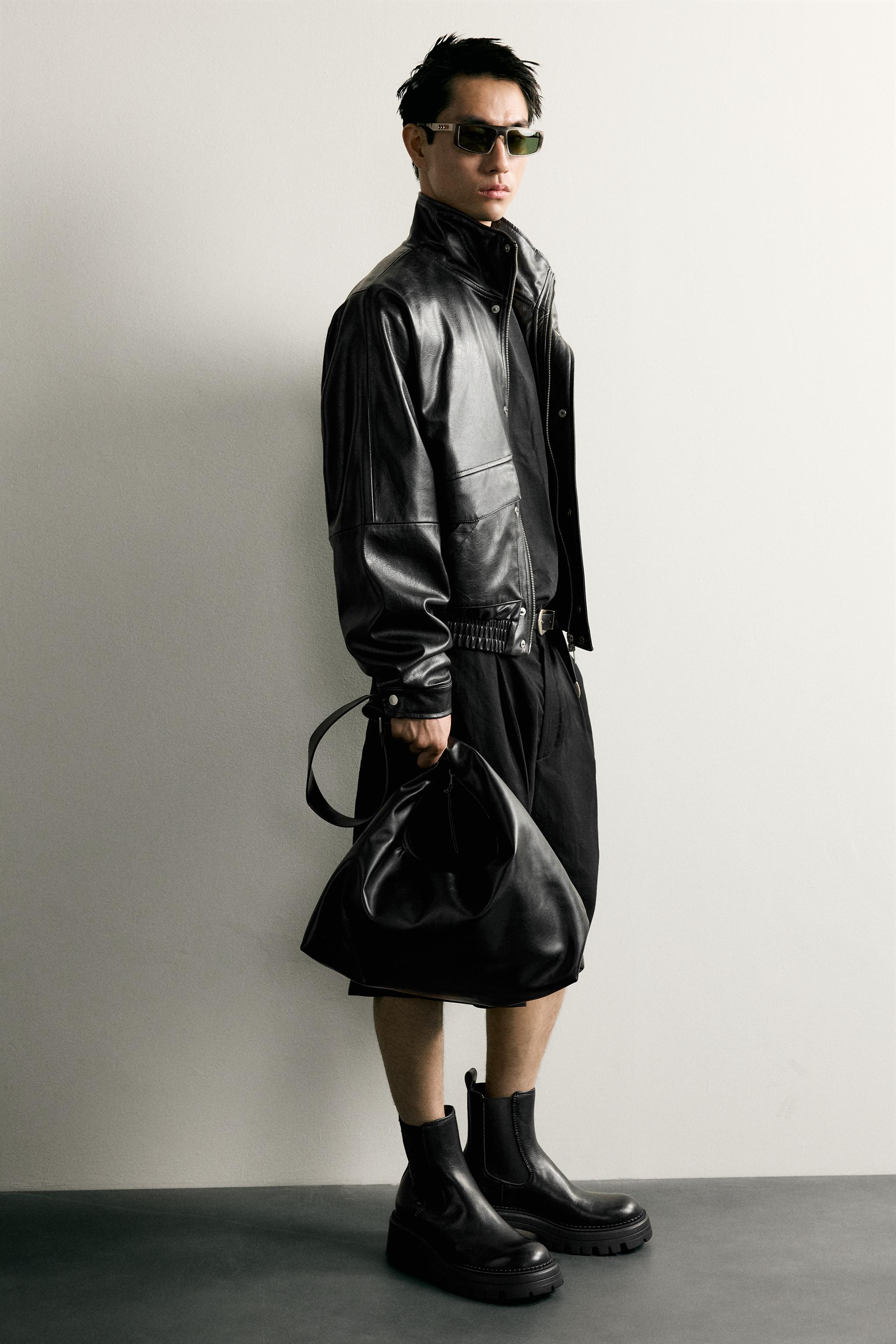 ASYMMETRICAL SHOULDER BAG