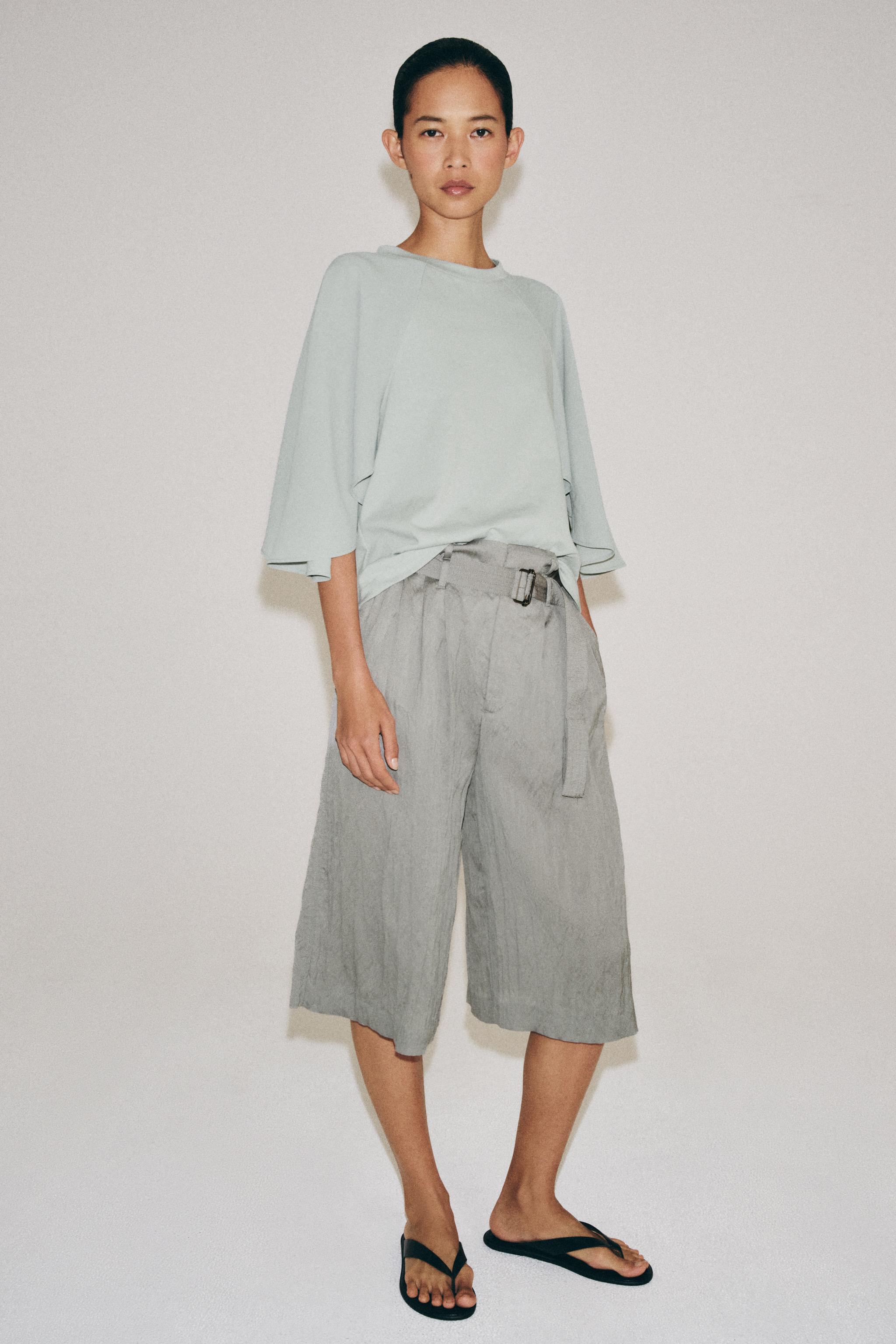 COMBINATION T-SHIRT — Blue / Gray