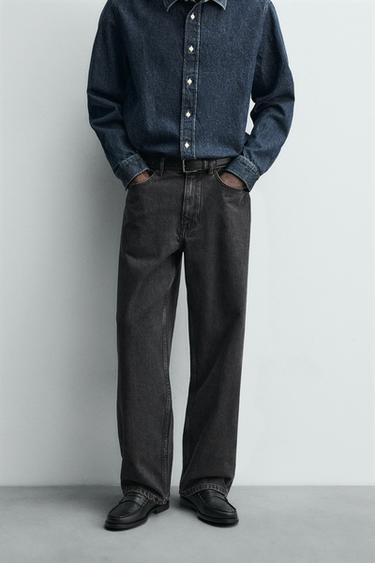 JEAN BAGGY FIT - Noir de Zara