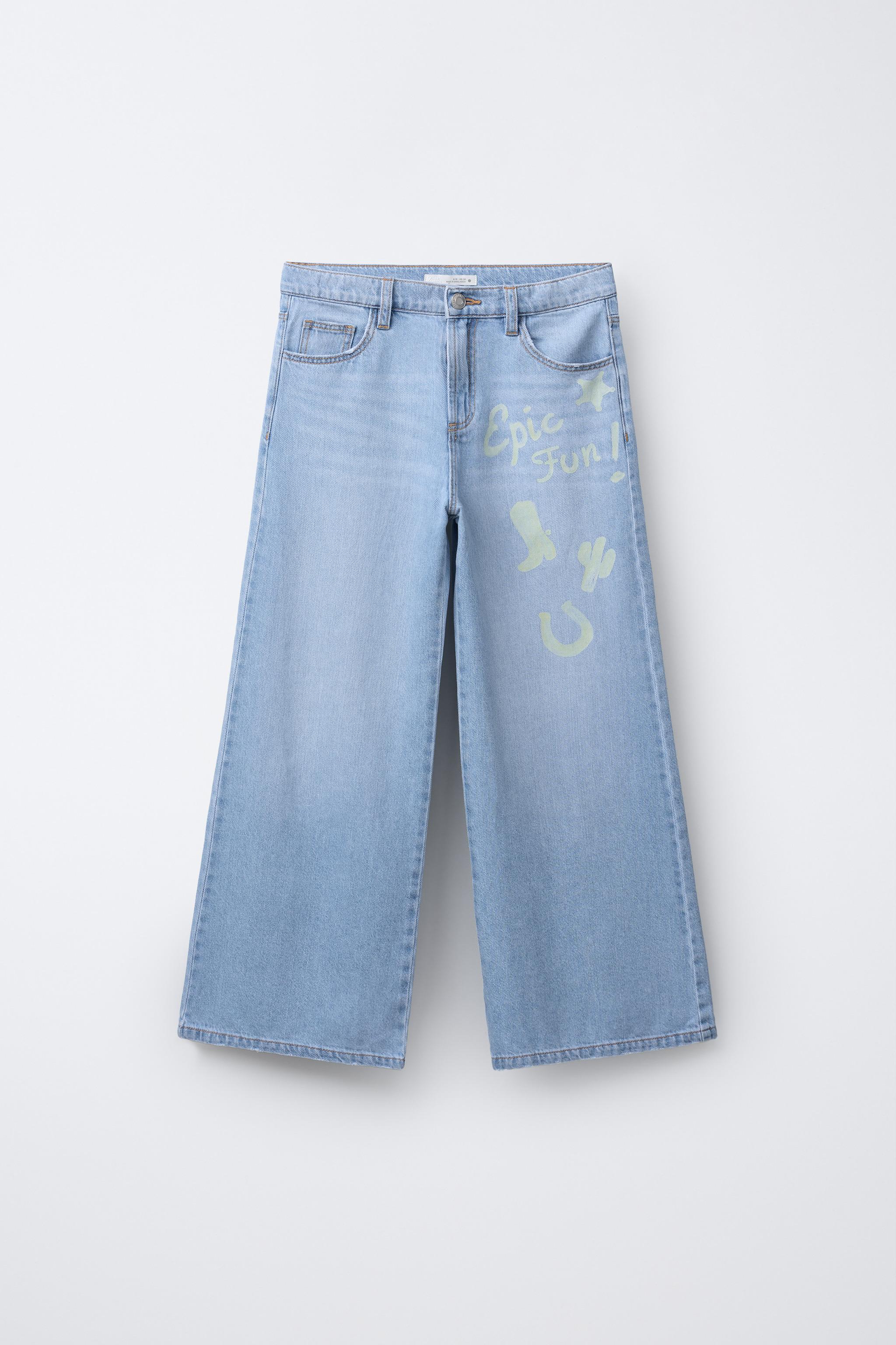 COWBOY WIDE-LEG JEANS - Blue | ZARA South Africa