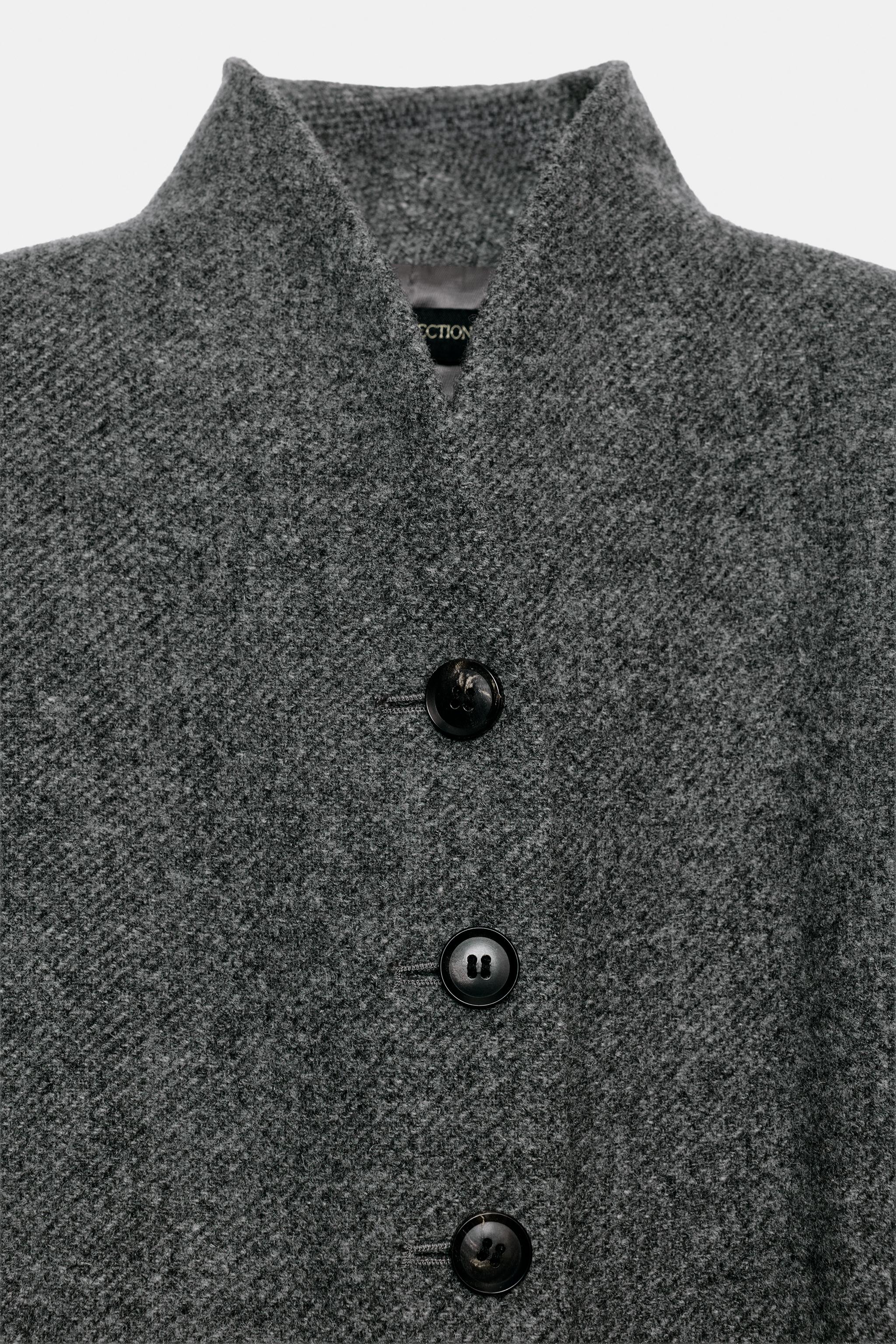 MANTEAU LAINE BOUTONS ZW COLLECTION