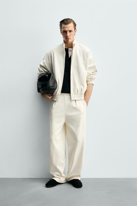 INTERLOCK ZIP SWEATSHIRT