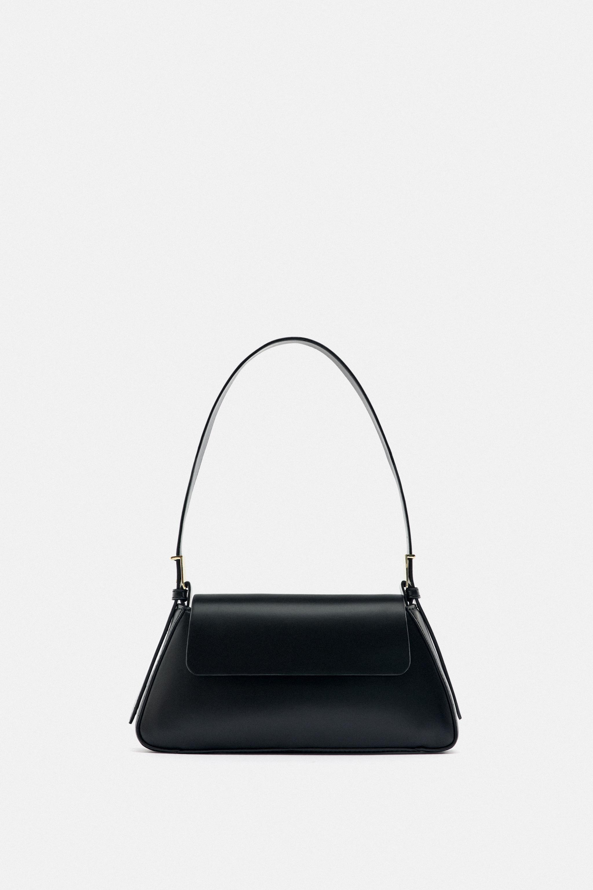 Black shoulder bag zara Clearance