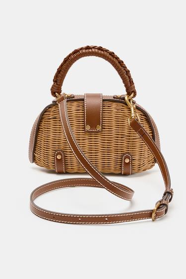 RIGID MINI CROSSBODY BAG - camel by Zara - Image 2
