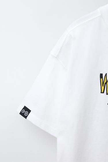 T-SHIRT IMPRIMÉ SURF - Blanc de Zara - Image 3