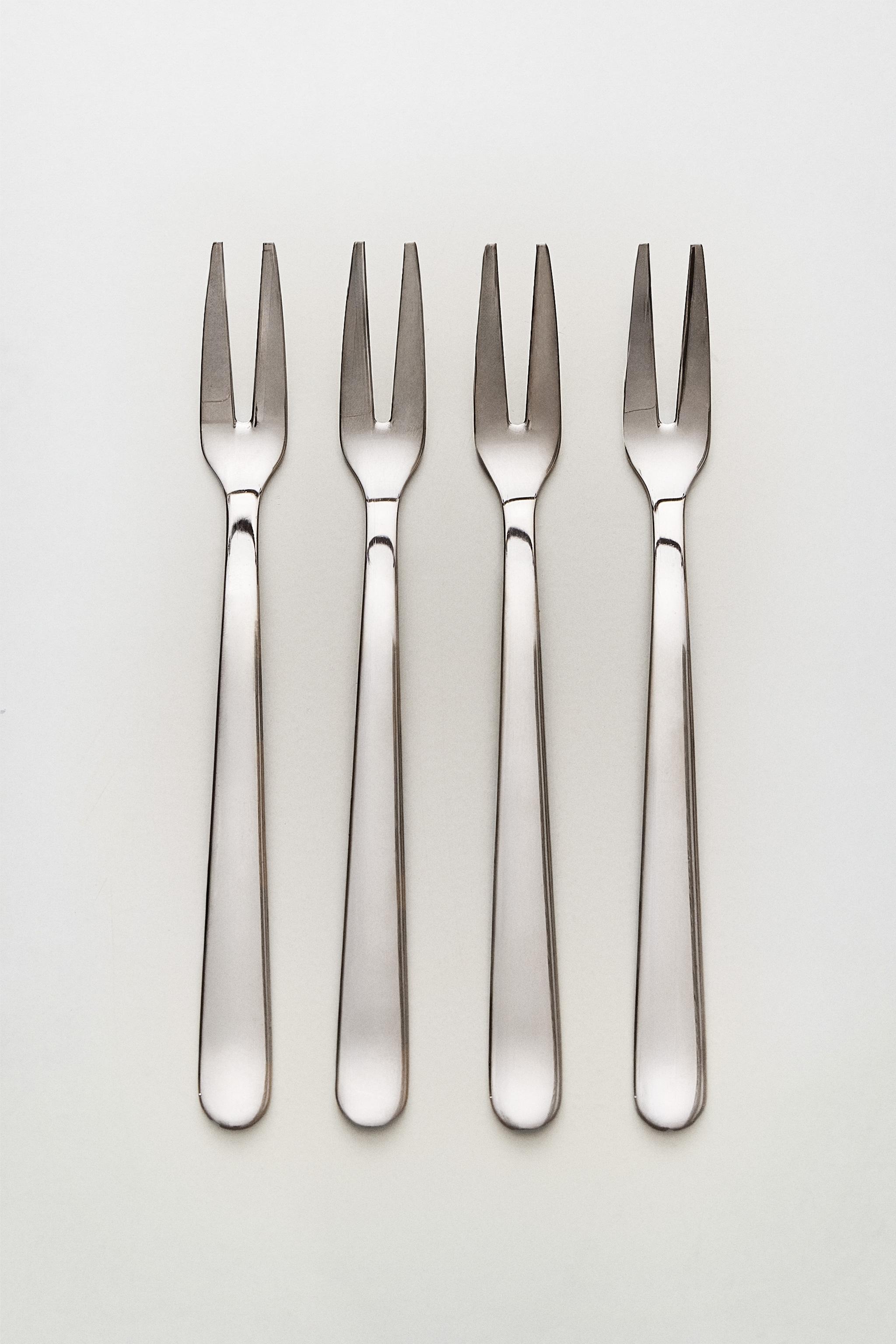 Zara STEEL APPETIZER PICKS SET — фото 5