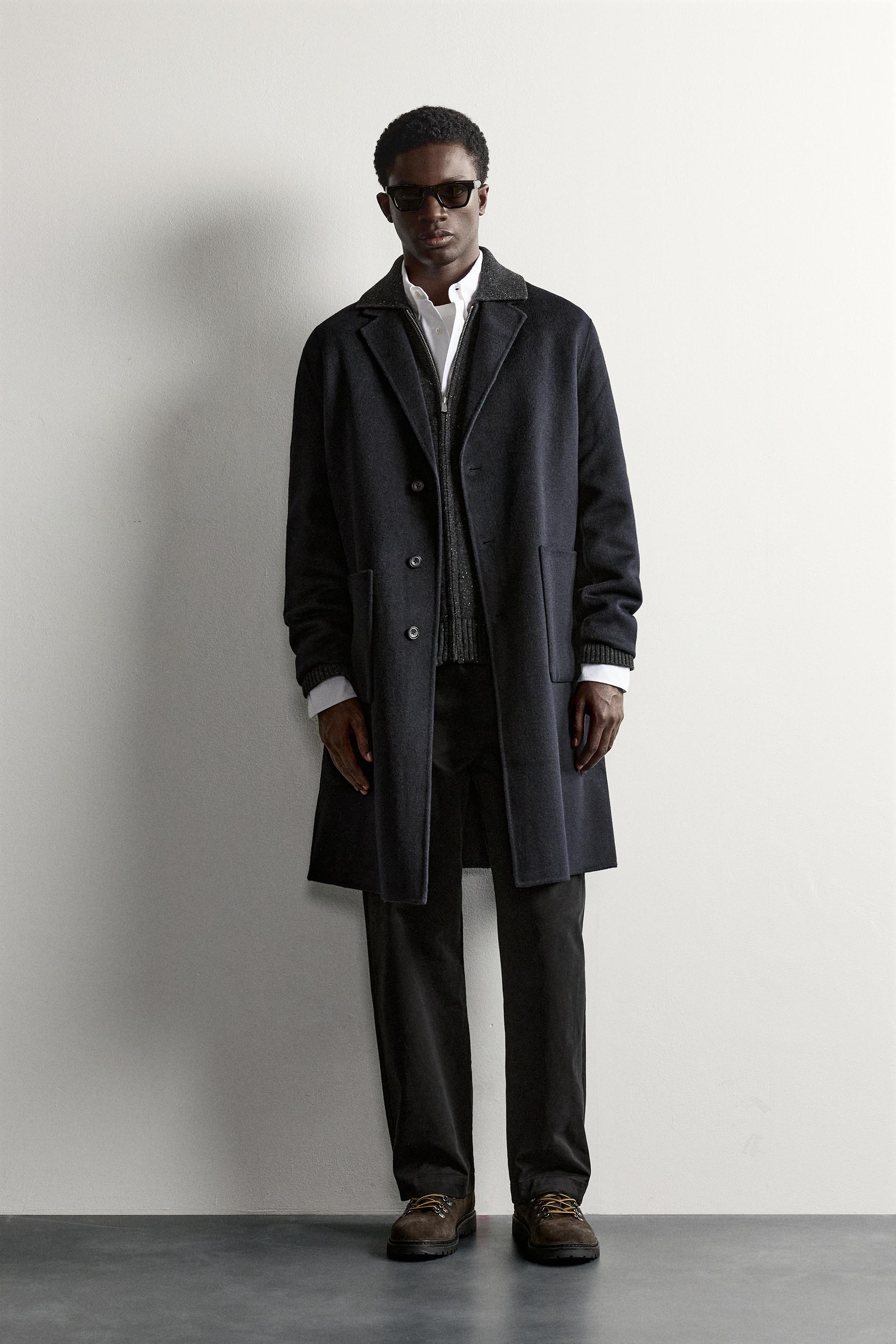 MANTEAU DOUBLE FACE AVEC LAINE