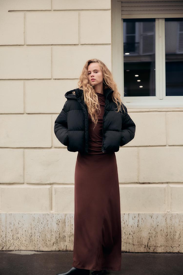 Brown Puffer Jacket Piumino Corto Zara Puffer Jacket Piumino Rosa