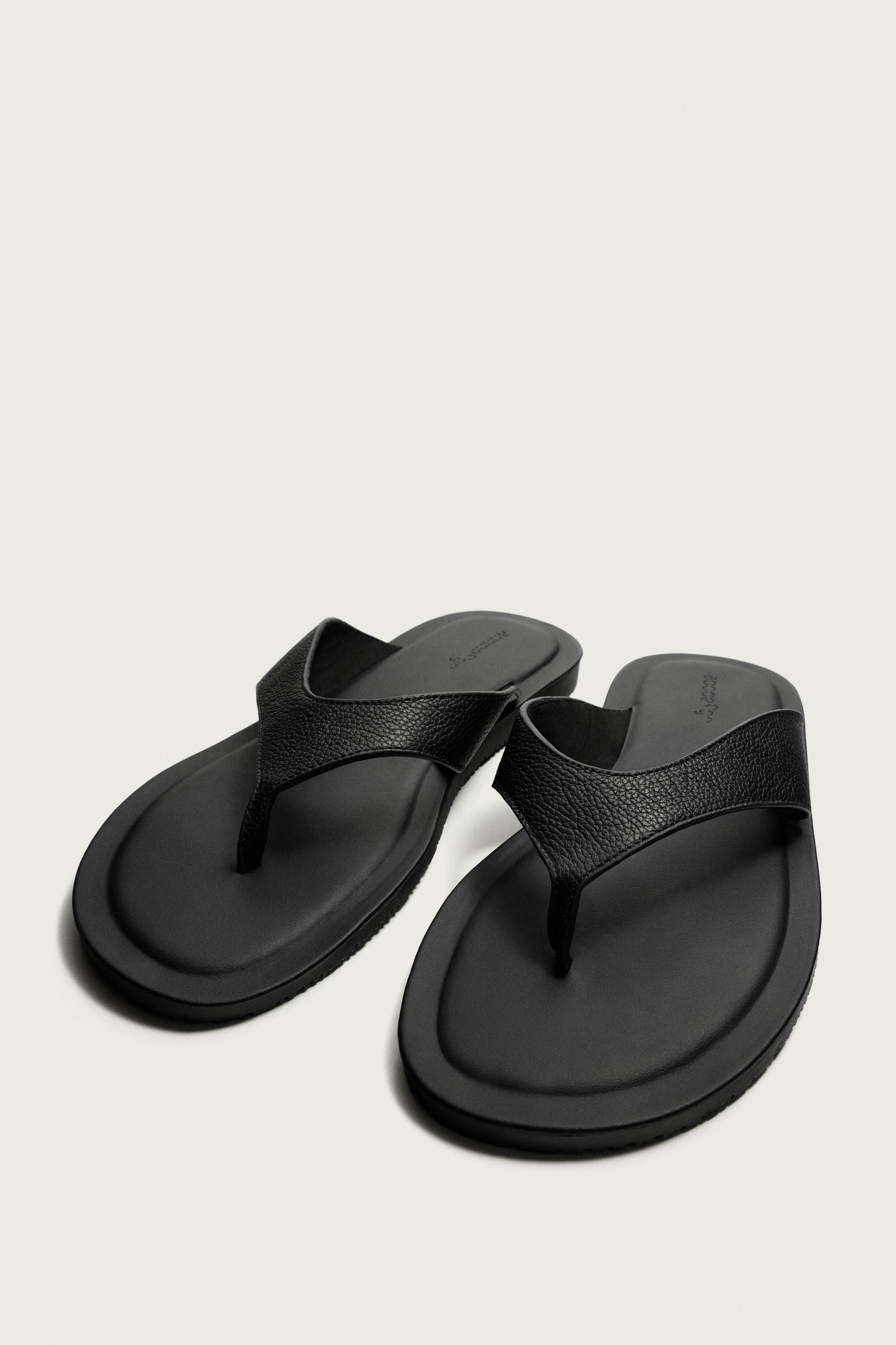 Leather Strap Sandals