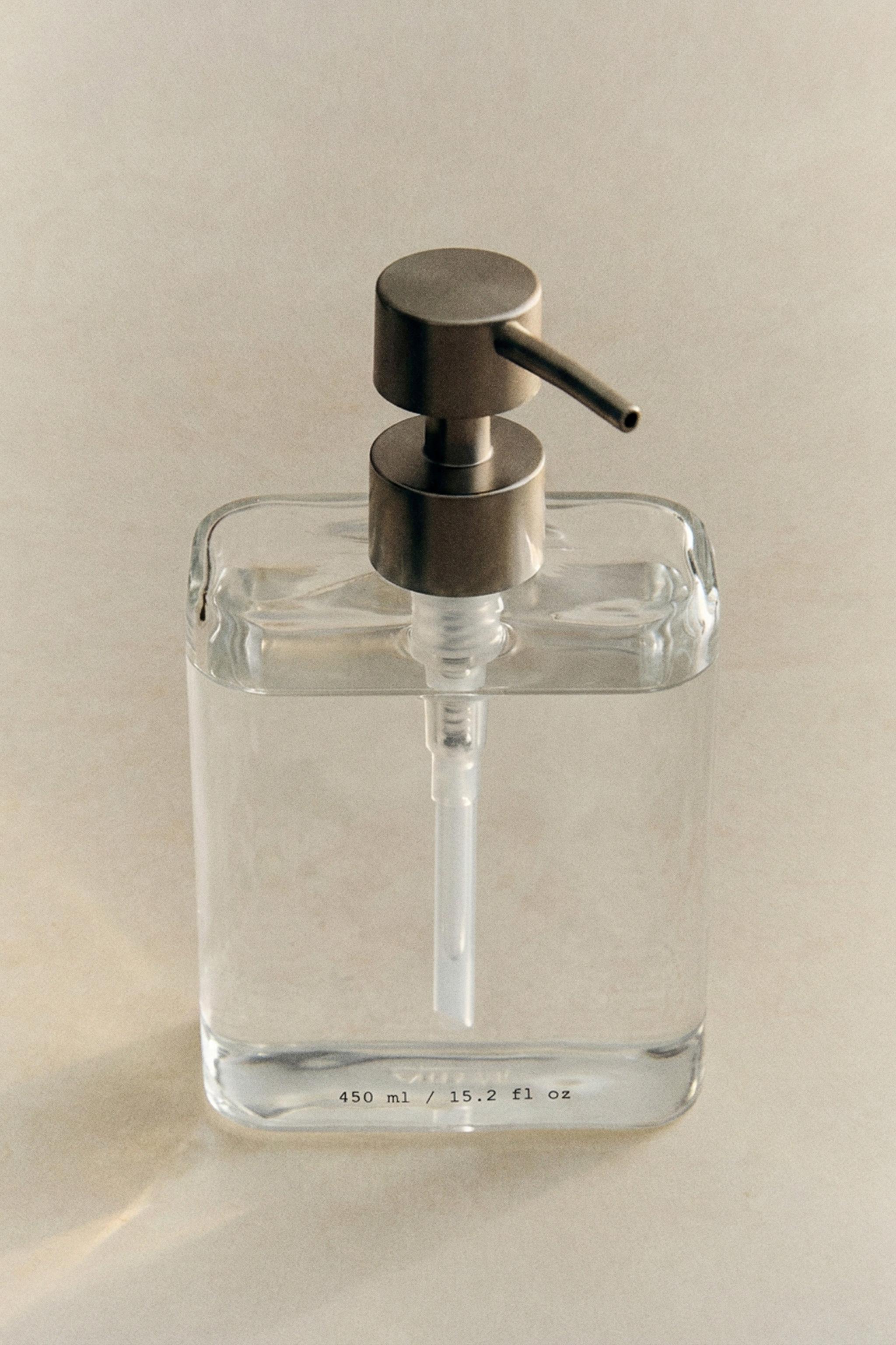 DISTRIBUTEUR DE SAVON EN BOROSILICATE