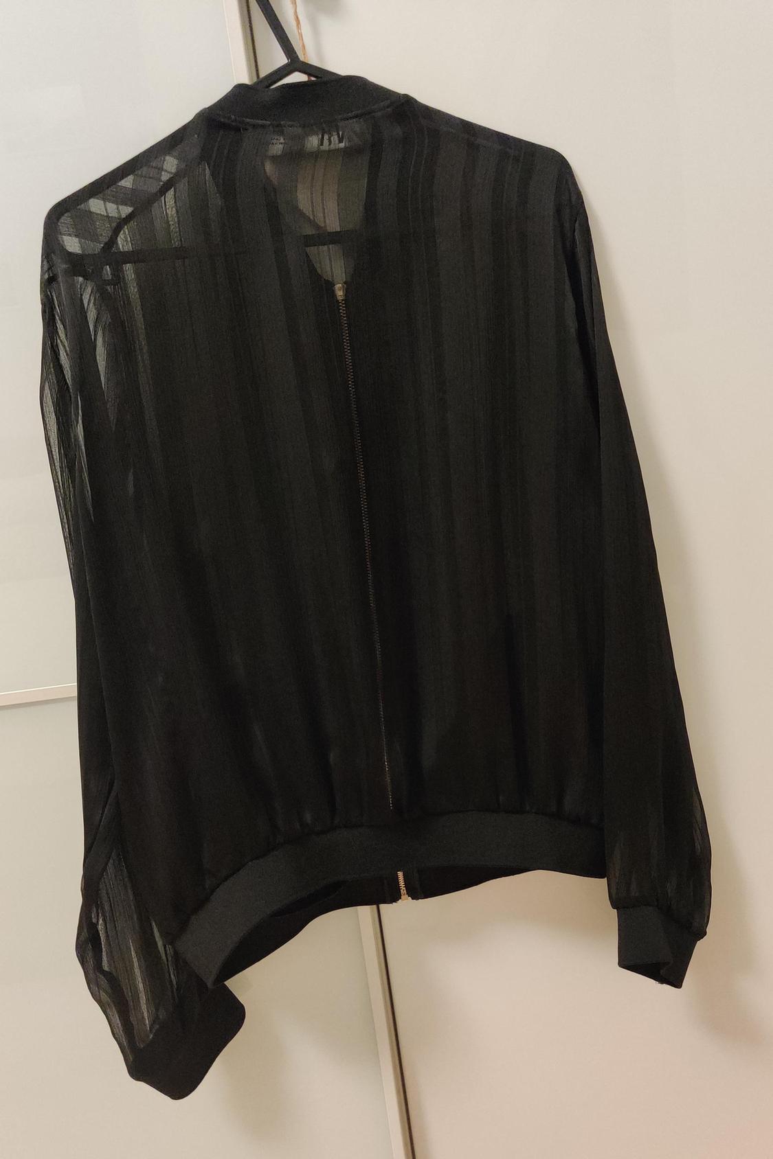 SEMI-SHEER BOMBER JACKET - Image 4