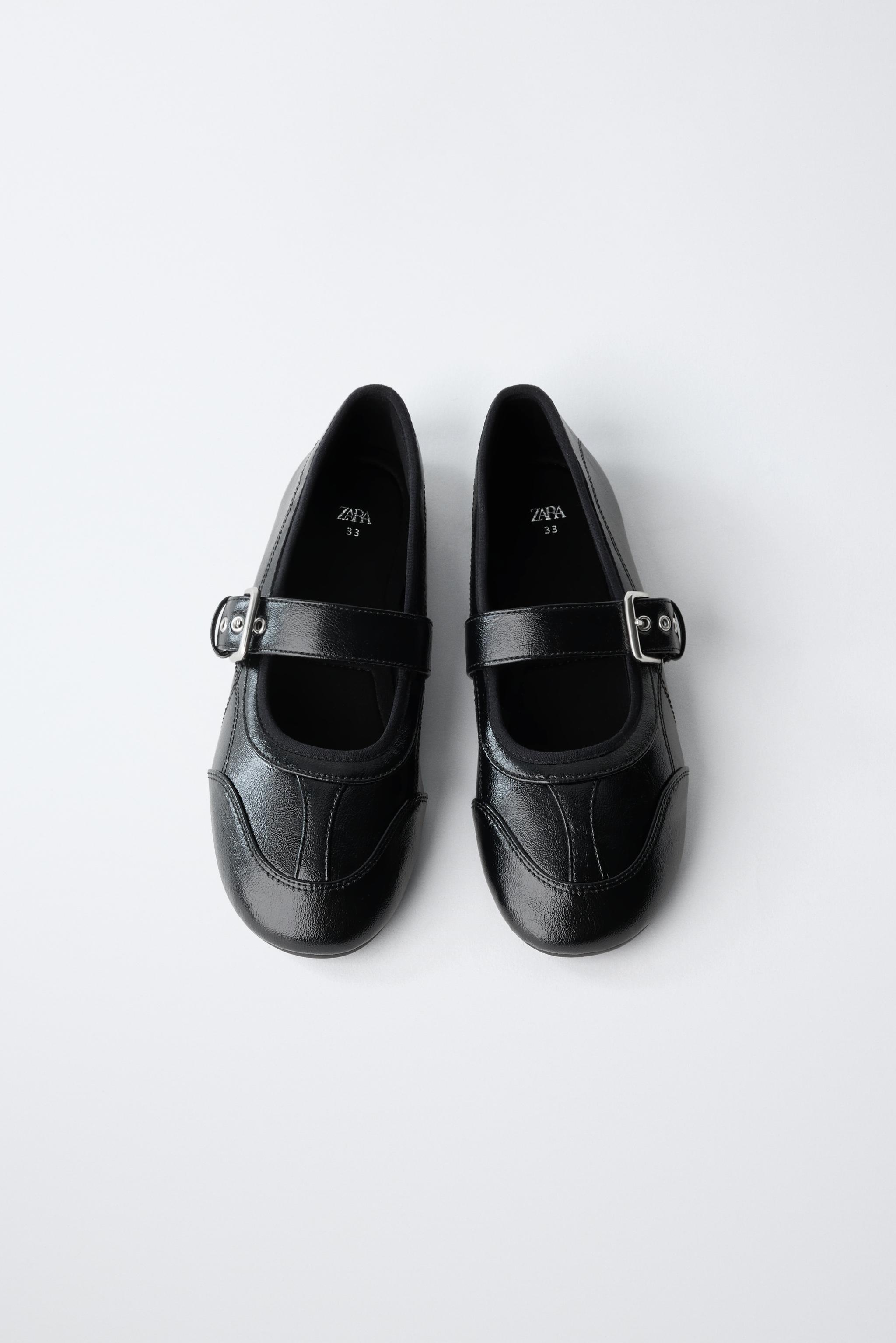 BUCKLE BALLET FLATS