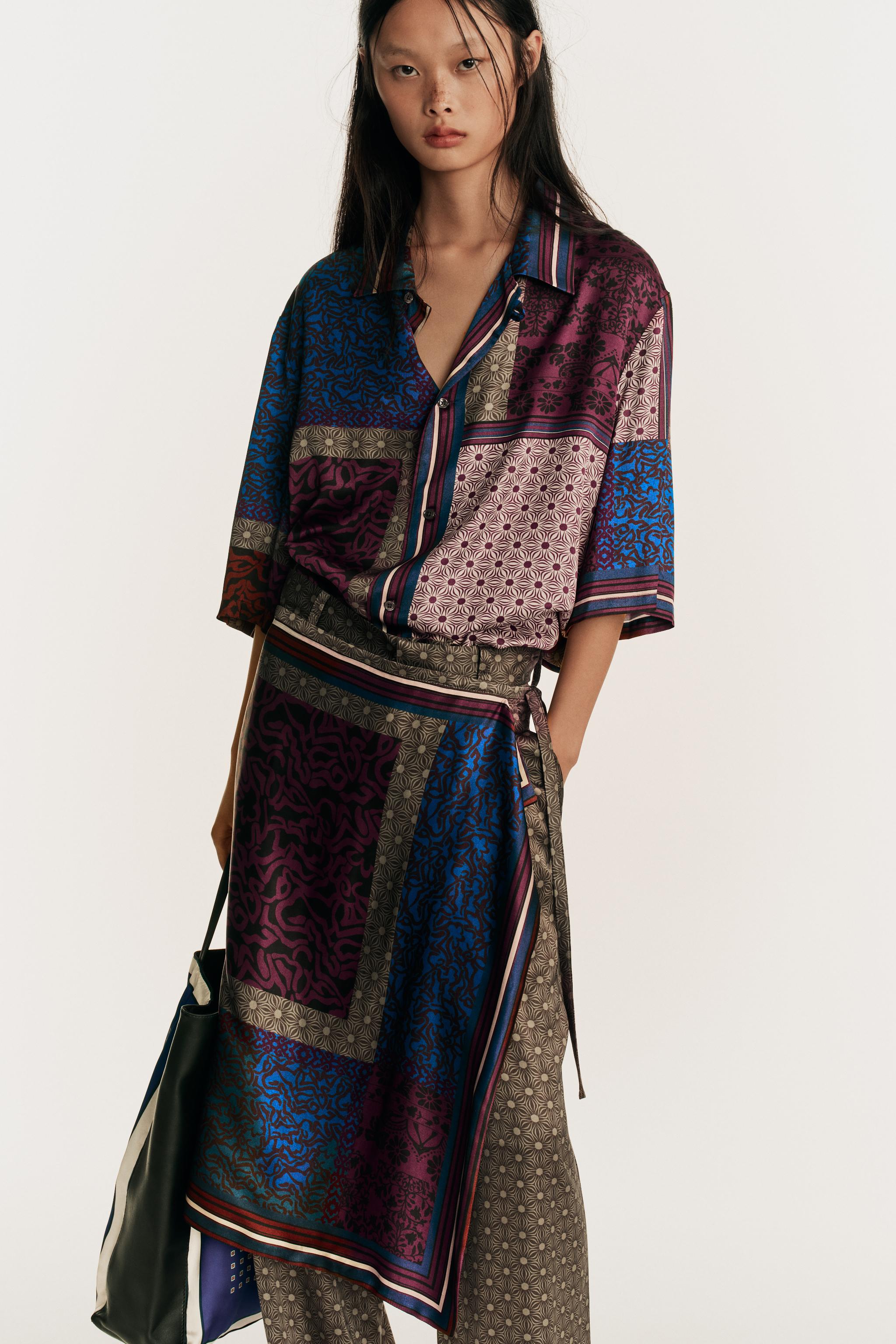 Zara LIMITED EDITION DERİ DETAYLI EL ÇANTASI görsel 7