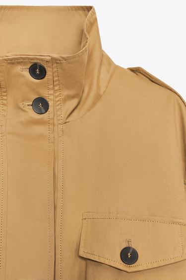 TRENCH COURT - Camel moyen de Zara - Image 8