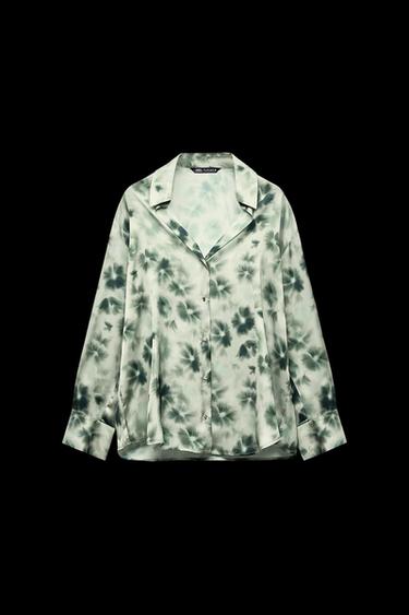 BASIC SATIN SHIRT - Multicoloured by Zara - Image 0