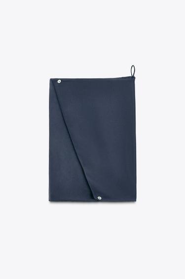 LIMITED EDITION HALTER VOLUME HEM LONG DRESS - Navy blue by Zara - Image 6