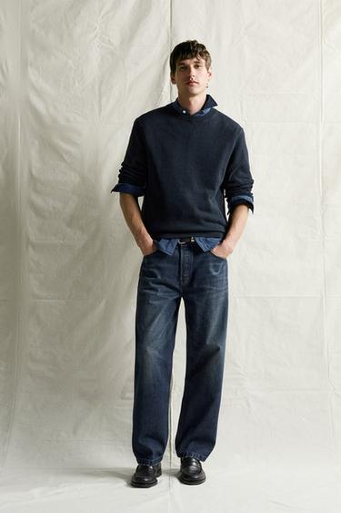 JEANS BAGGY CROPPED FIT - Anil de Zara - Imaxe 0