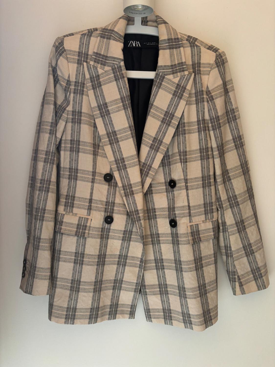 RUSTIC CHECK BLAZER