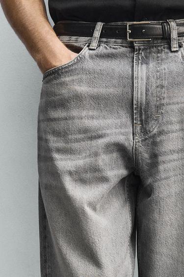 JEANS STRAIGHT FIT - Gris de Zara - Image 4