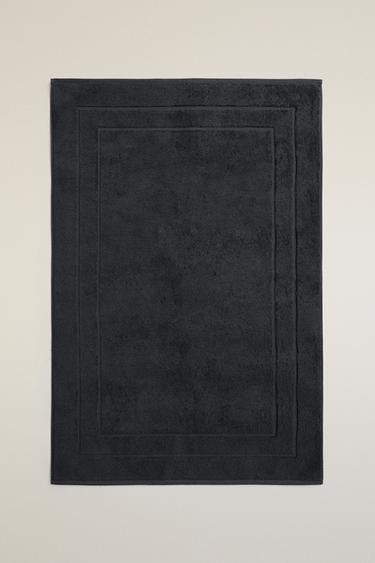 COTTON BATH MAT — Anthracite grey 2
