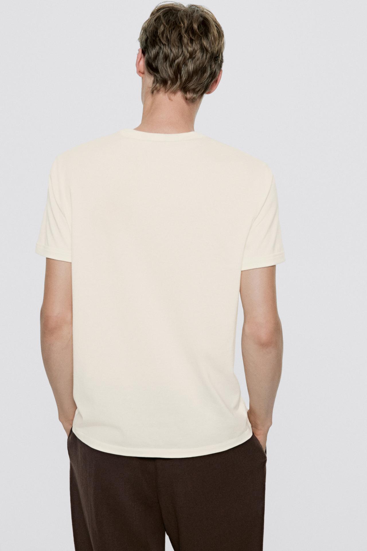 100% cotton short sleeve T-shirt - LIMITED EDITION — Ecru