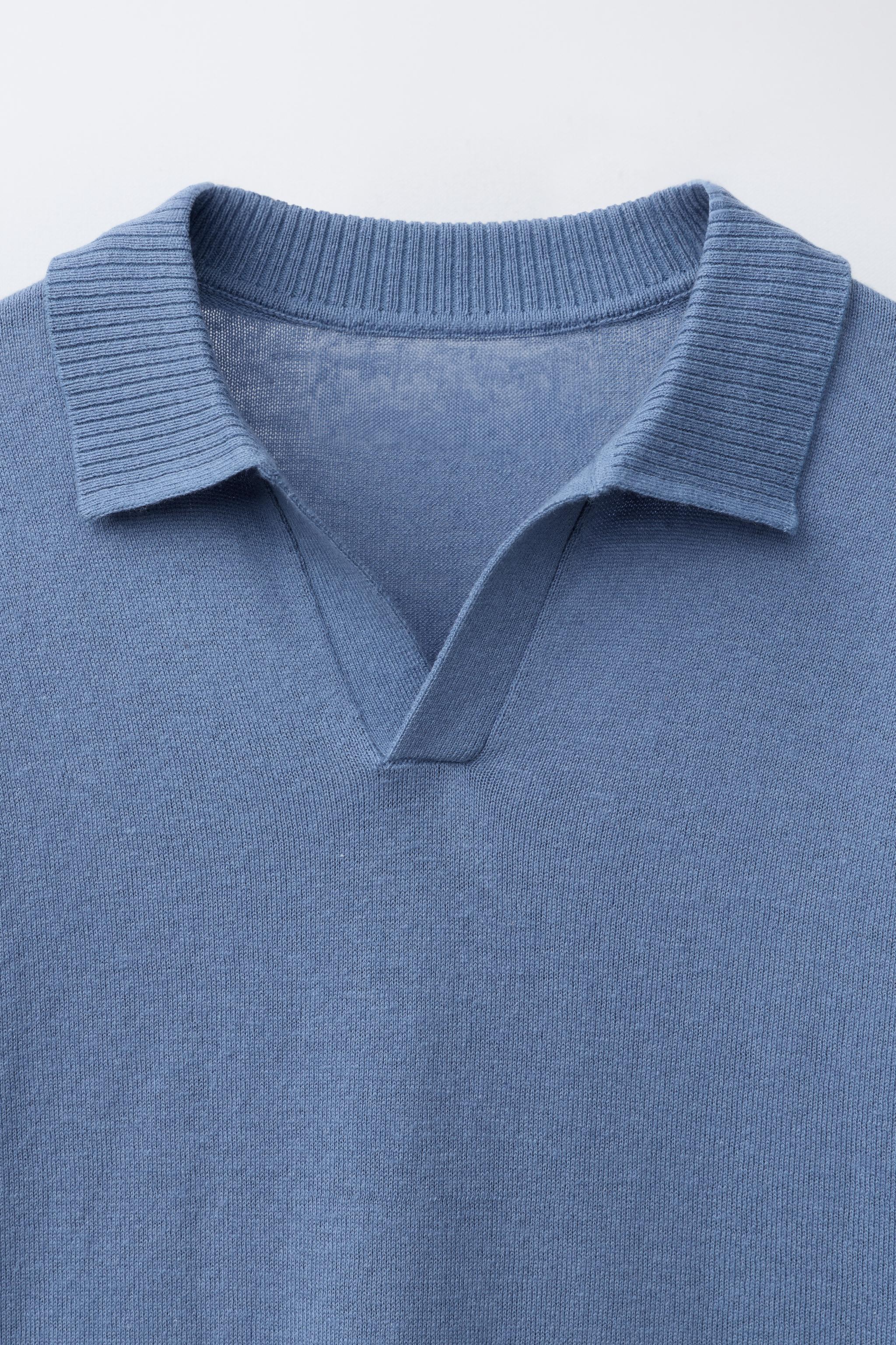 POLO EN COTON ET LIN