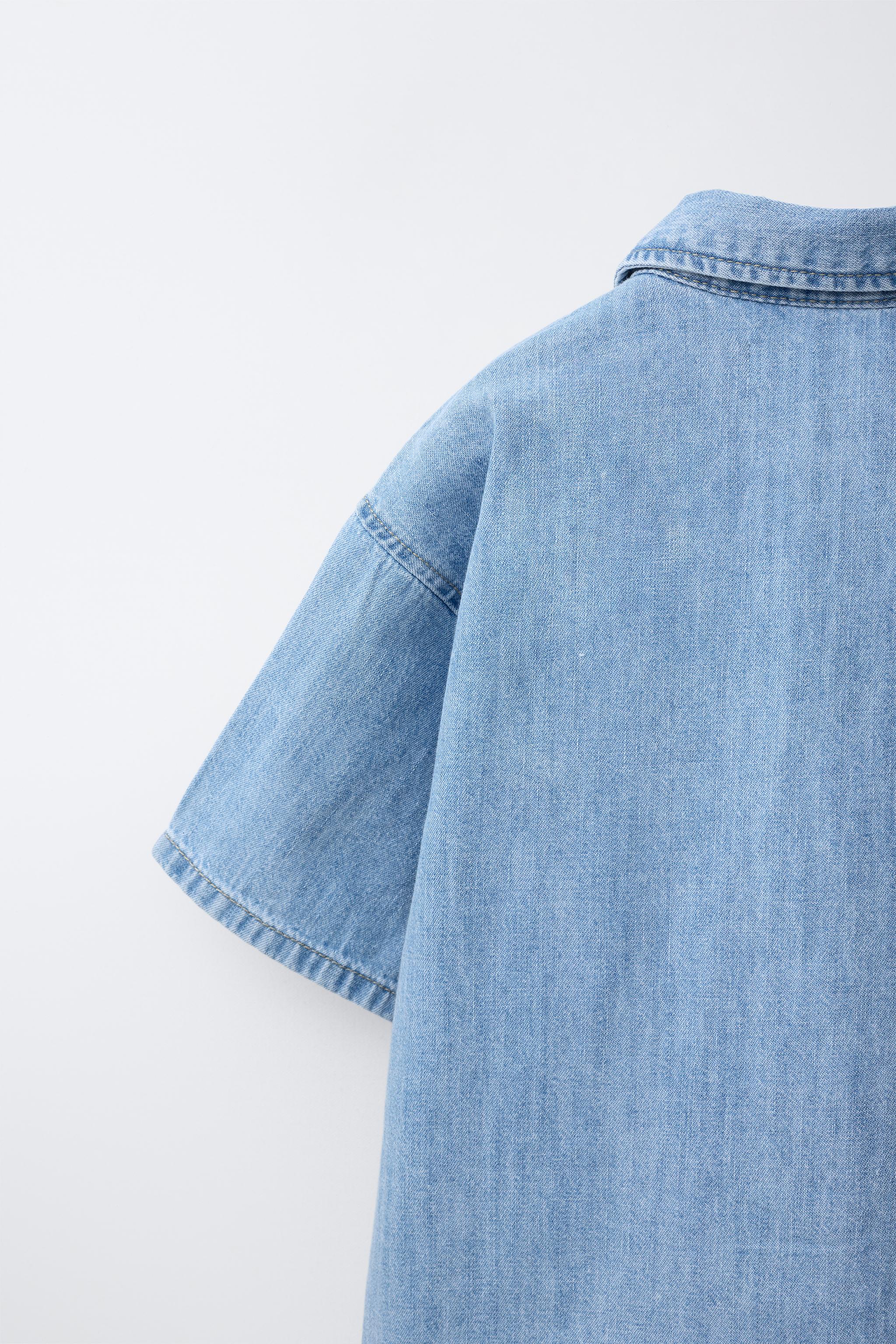 LABEL DENIM SHIRT