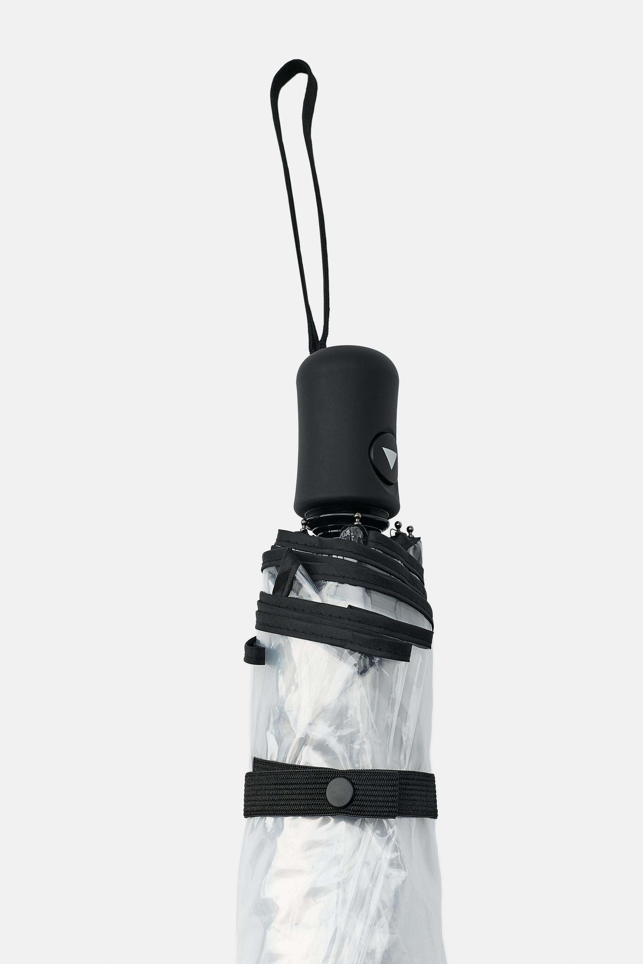 AUTOMATIC CLEAR UMBRELLA — Black
