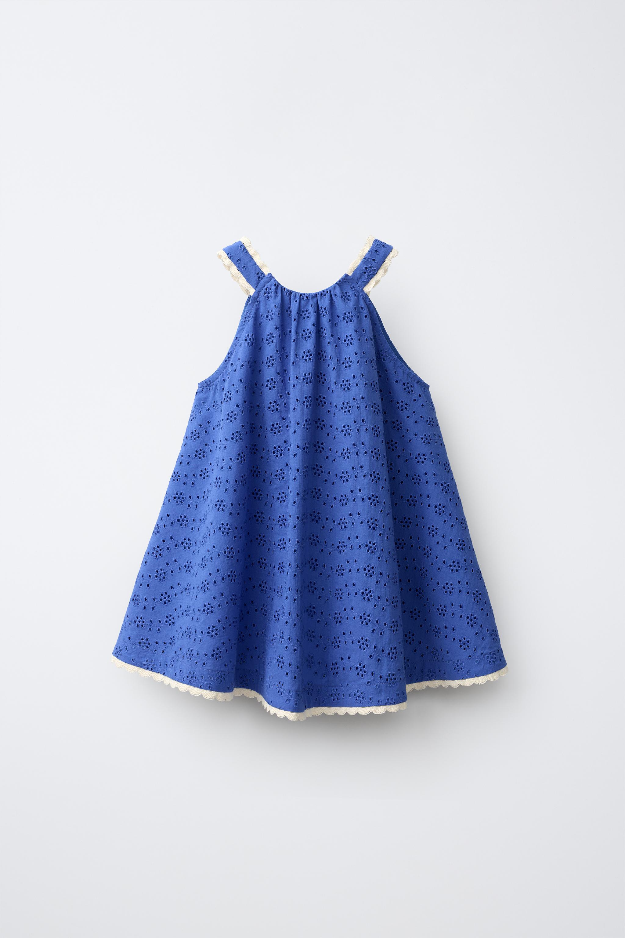 Детские платья Zara EMBROIDERED SHIFFLY LACE DRESS