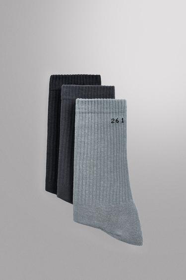 3-PACK OF TRAINING SOCKS - Blue by Zara