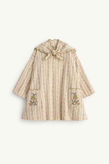 Zara LIMITED EDITION FLORAL SCARF DRESS - Multicolored