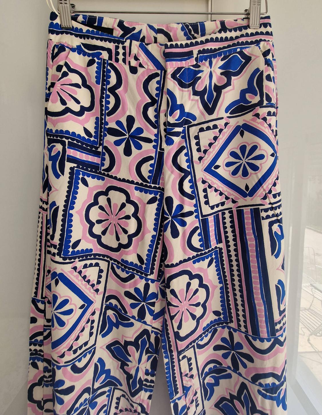 PRINTED PALAZZO TROUSERS - Image 2