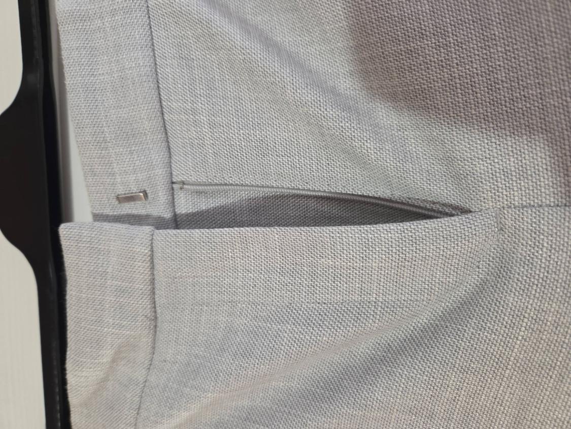 HIGH-WAISTED STRAIGHT CUT TROUSERS - Image 2