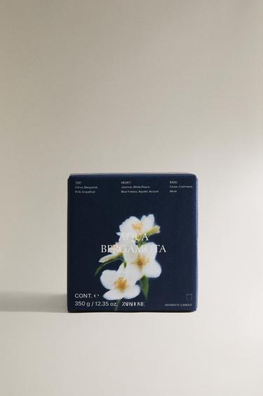 (350 G) AQUA BERGAMOT SCENTED CANDLE - Pastel green de Zara - Image 4