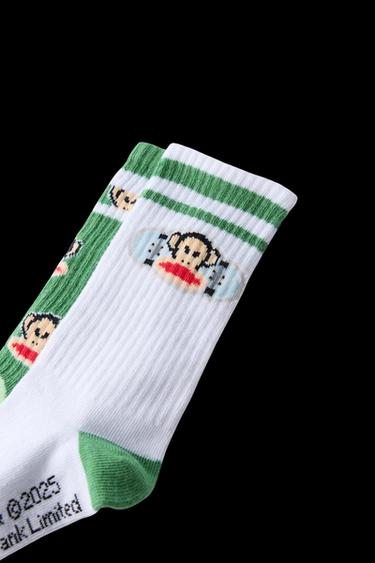 Zara TWO-PACK OF PAUL FRANK ® LONG SOCKS - Green